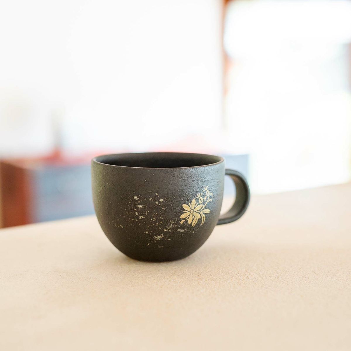 Meizangama 花朵圖案馬克杯(單一)