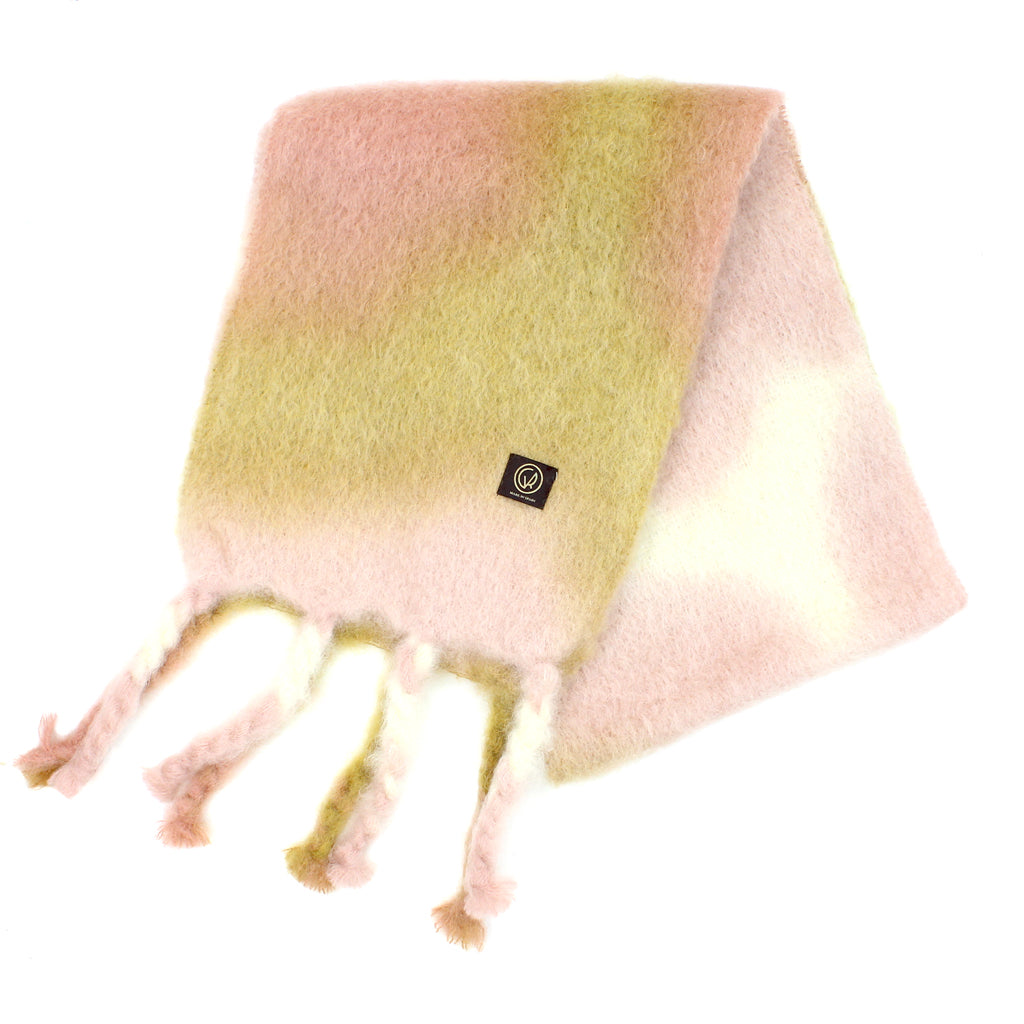 MANTAS ESCARY マンタスエスカライ モヘアマフラー TIE-DYE