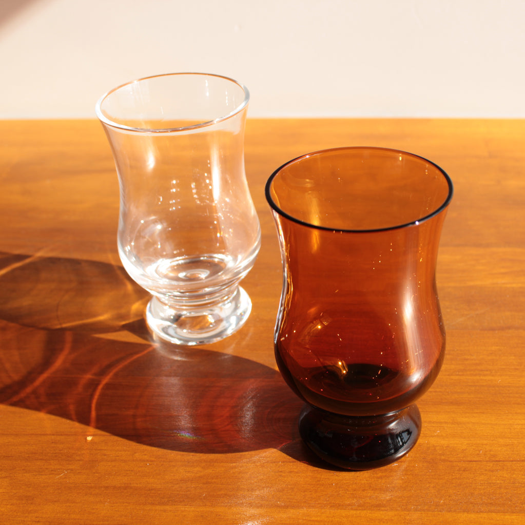 廣田硝子昭與現代咖啡杯 BYRON 琥珀色透明