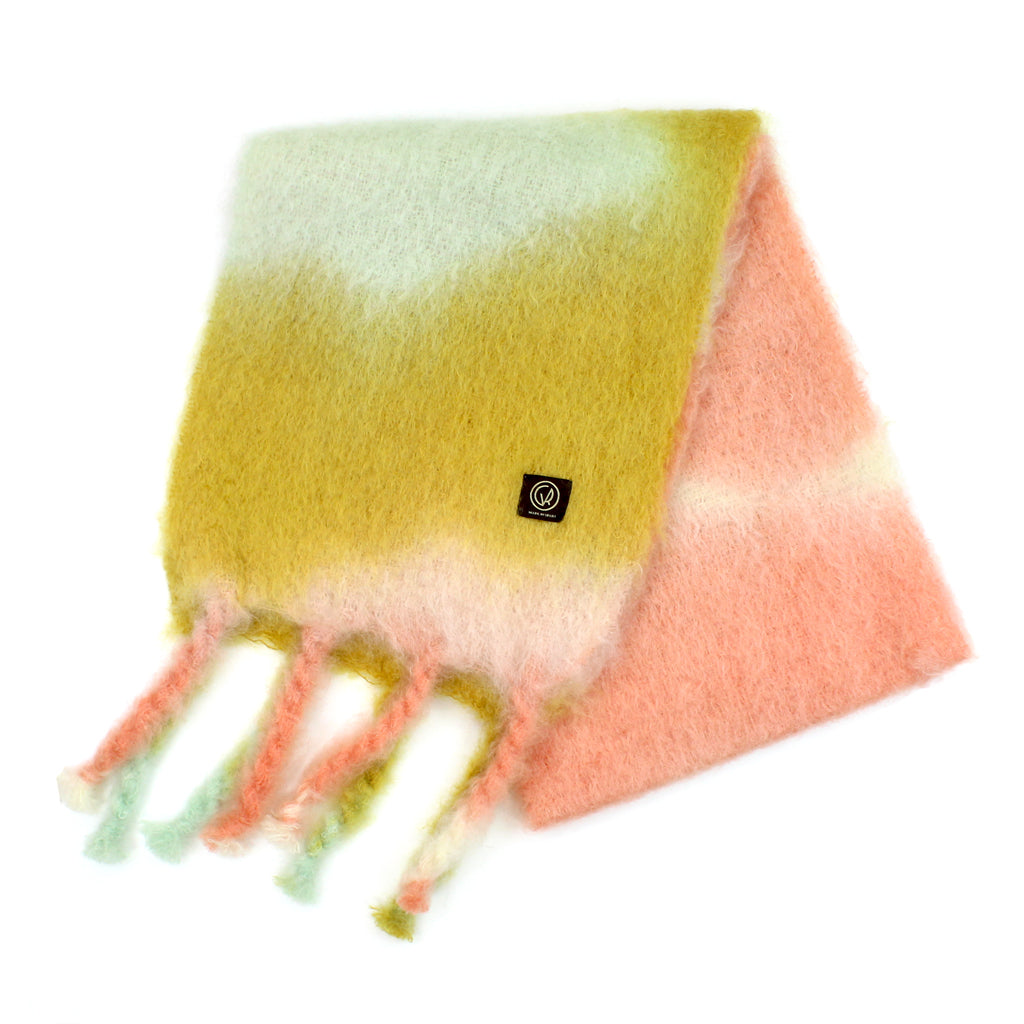 MANTAS ESCARY マンタスエスカライ モヘアマフラー TIE-DYE