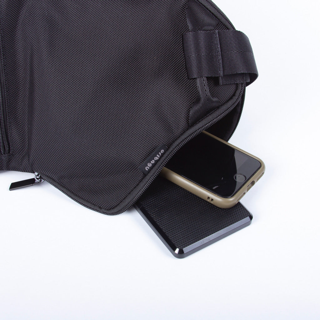 摺紙男屍袋 Origbag 狼包 黑色牛仔布
