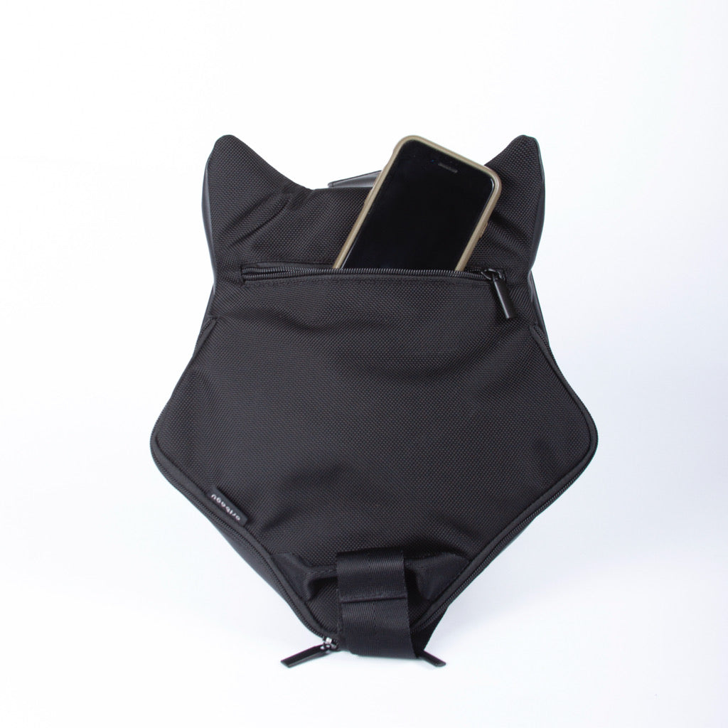 摺紙男屍袋 Origbag 狼包 黑色牛仔布