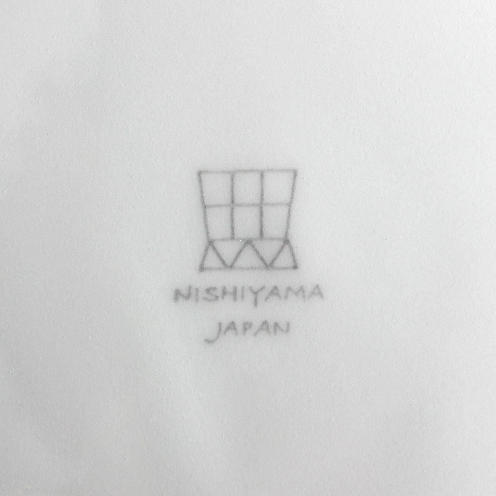 西山窯 波佐見燒 雛菊盤 22cm 兩件套