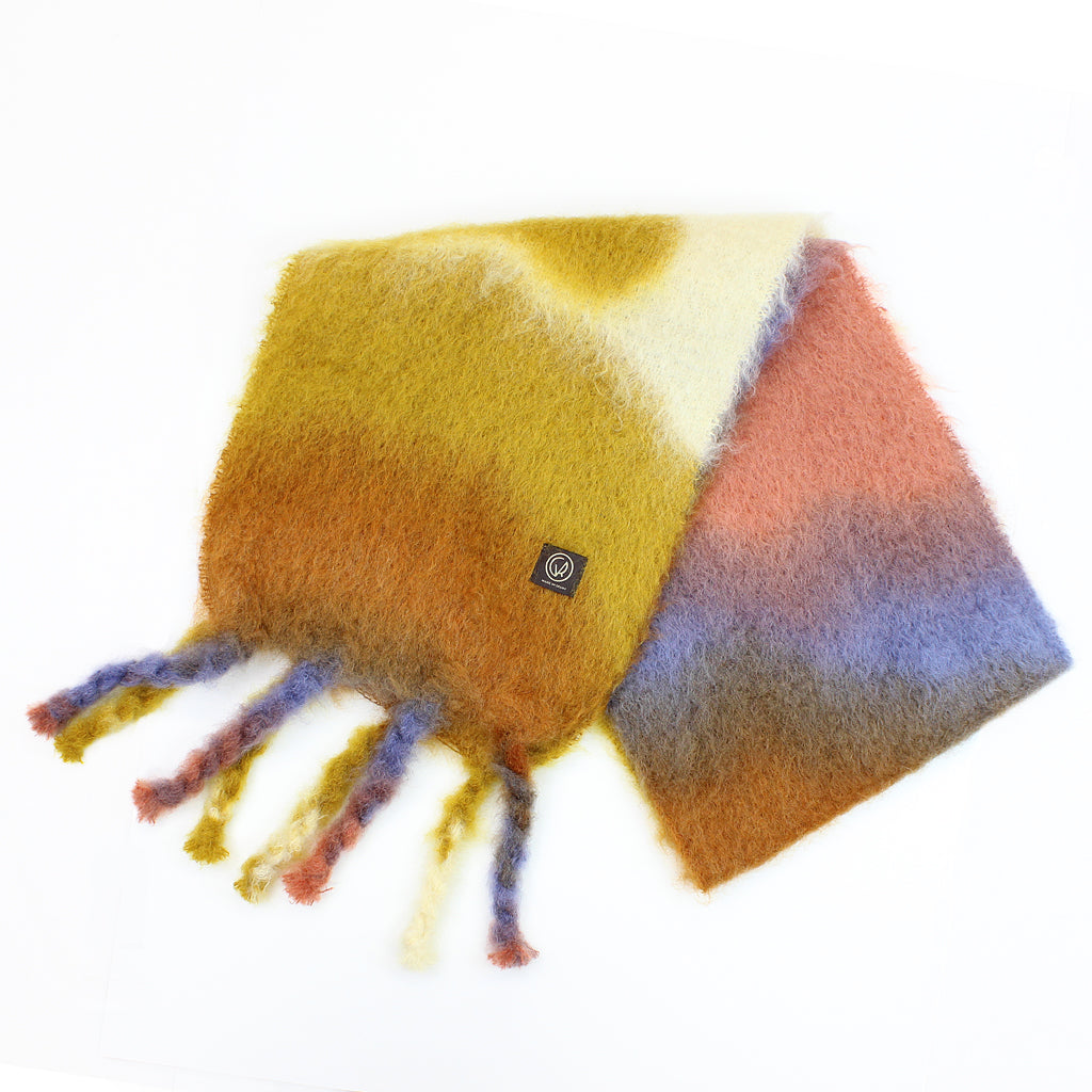 MANTAS ESCARY マンタスエスカライ モヘアマフラー TIE-DYE