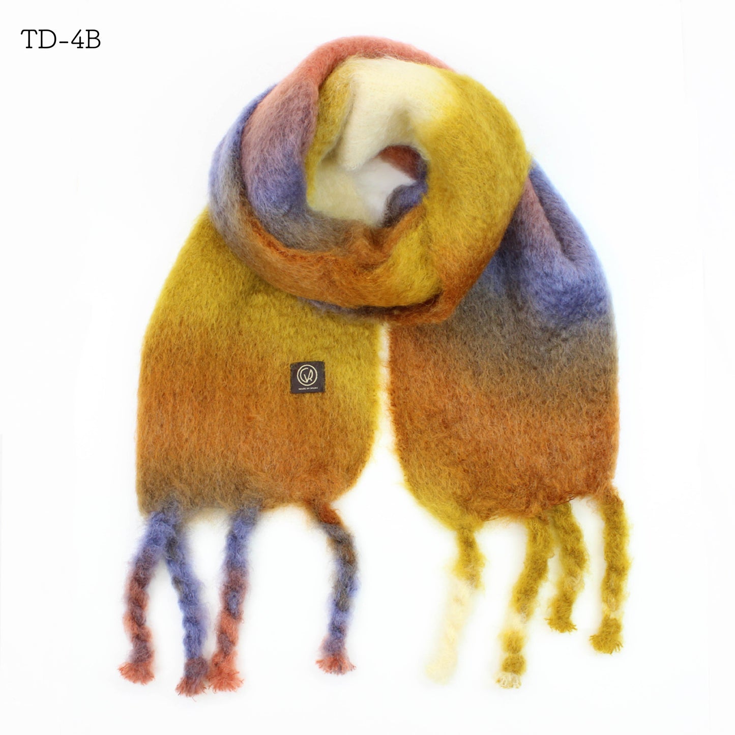 MANTAS ESCARY マンタスエスカライ モヘアマフラー TIE-DYE