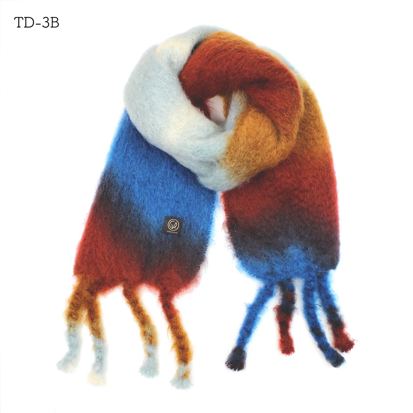 MANTAS ESCARY マンタスエスカライ モヘアマフラー TIE-DYE