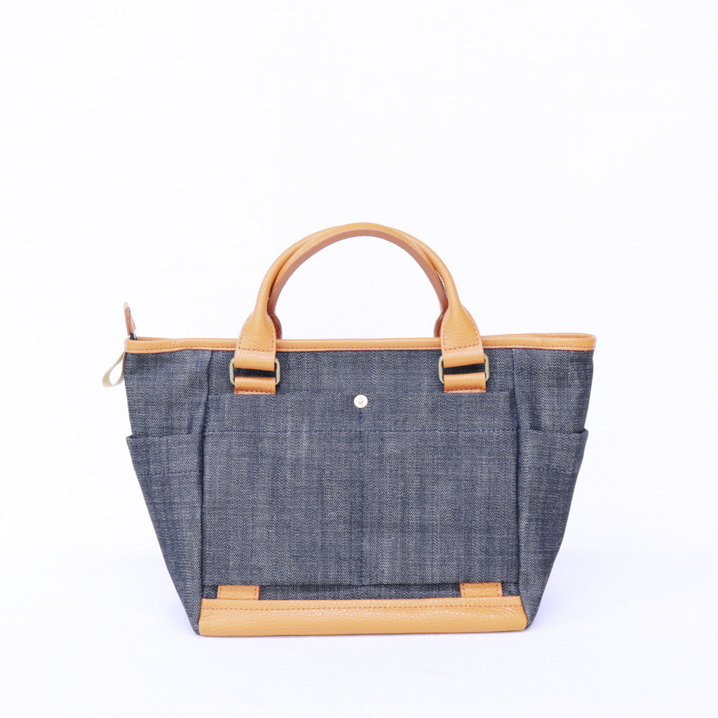 トートバッグ レディース Ancours 井原デニムミニトート