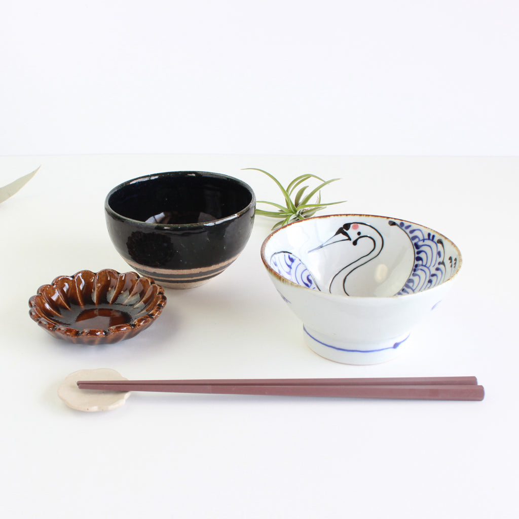 西海陶器 波佐見燒 藏碗鶴