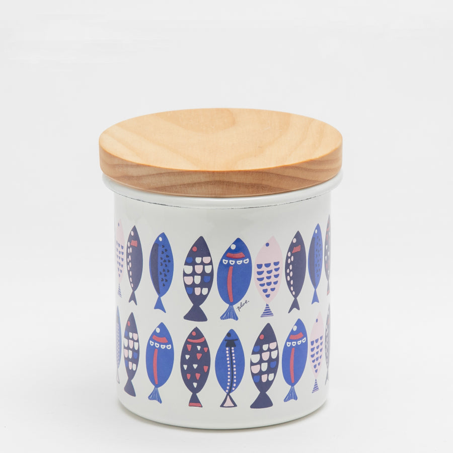 豊琺瑯 ホーローキャニスター あかいちご