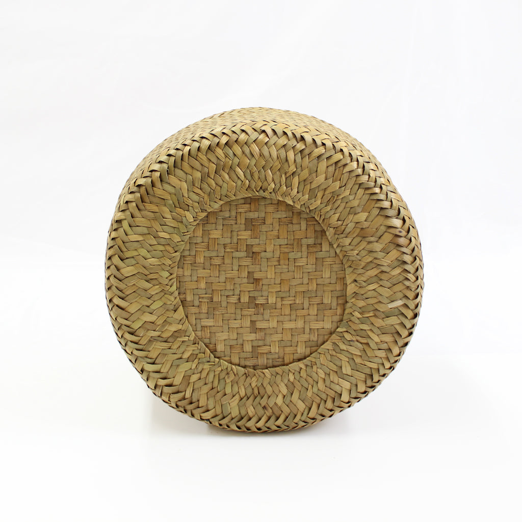 籃子包,圓形(大),水葫蘆,手工製作,泰國製造
