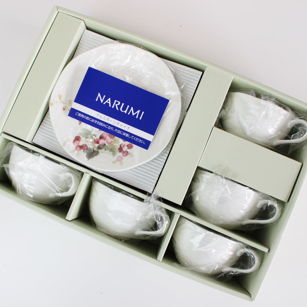 NARUMI ルーシーガーデン アソートティー・コーヒー 5客 碗皿