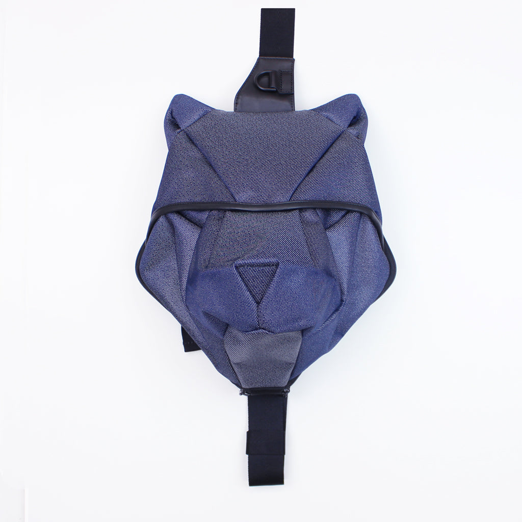 摺紙男屍袋 Origbag 狼包 黑色牛仔布