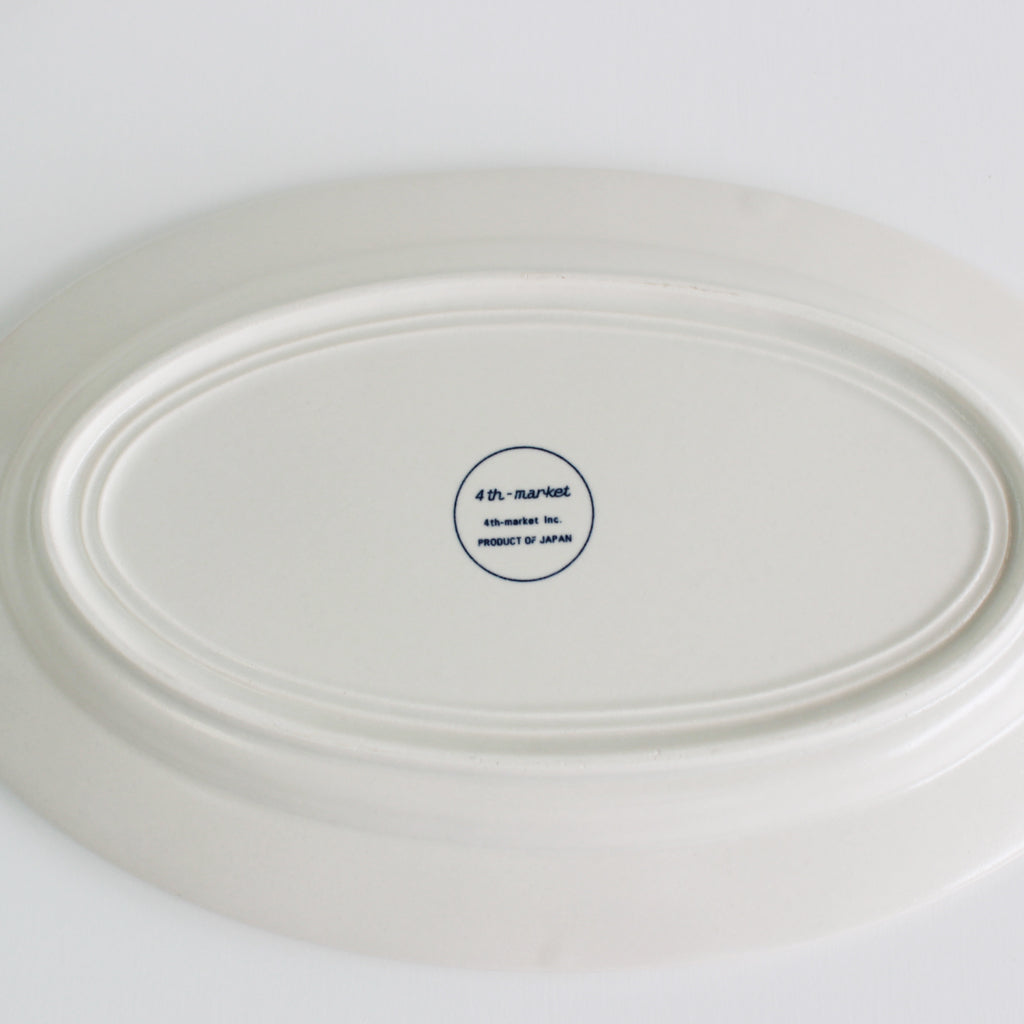 4th-market 萬古焼 sorbet オーバルプレート
