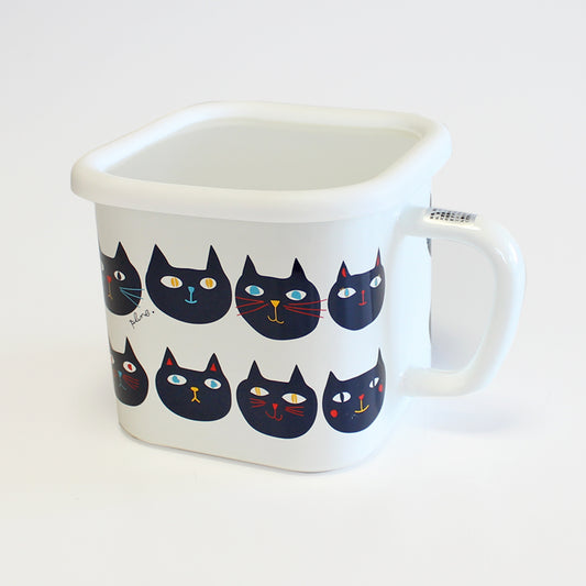 IH対応 豊琺瑯 ホーローマルチスクエアポット ミミココモモ