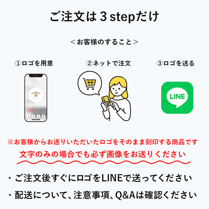 お店のロゴが入るシリーズ_注文方法