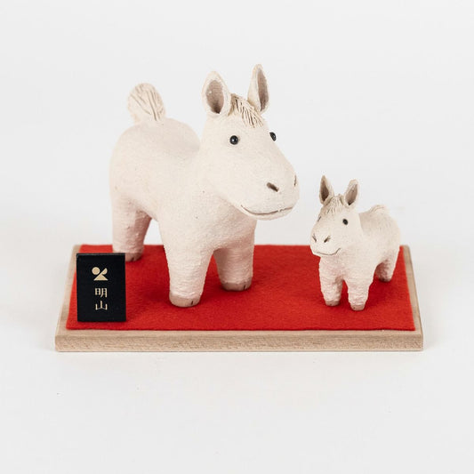 干支置物 午 「迎春うま」親子セット