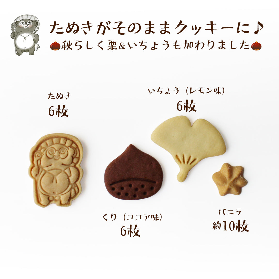 たぬきクッキー秋バージョン_タイプ